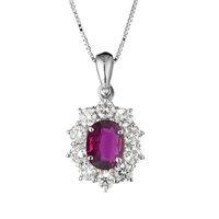 Collana Easy Diam Donna Essential color in Oro 0.55 Ct 01249-R - 01249-R